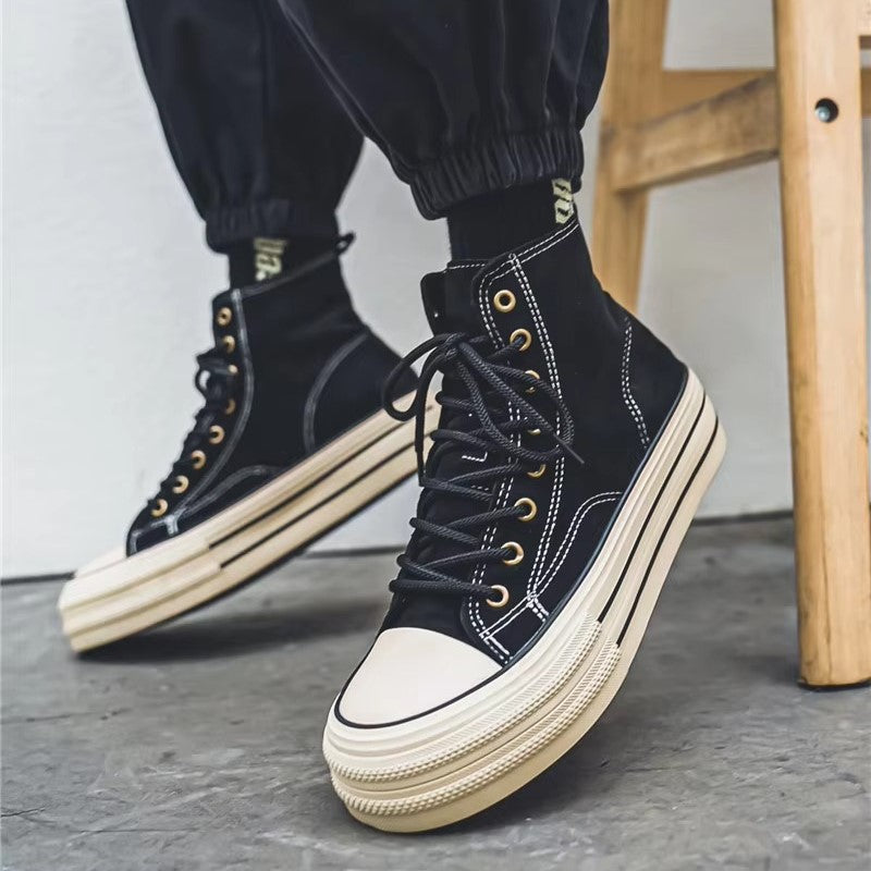 CHUNKY V15 Suede Canvas High-Top