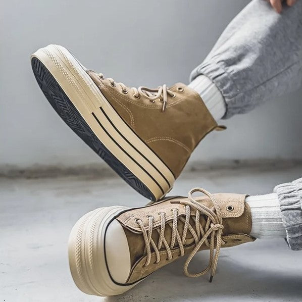 CHUNKY V15 Suede Canvas High-Top