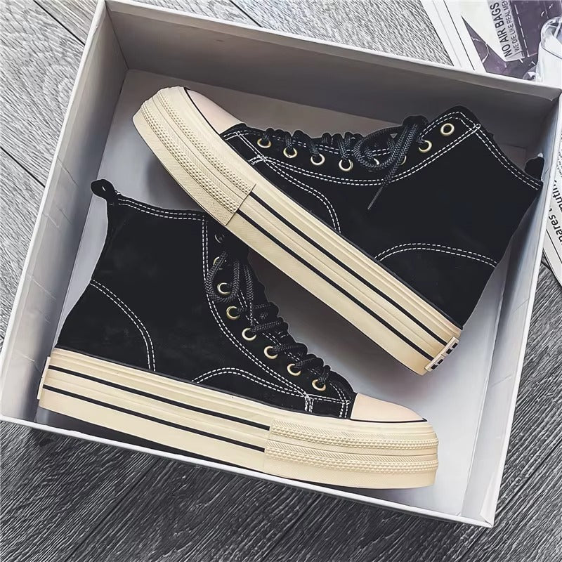 CHUNKY V15 Suede Canvas High-Top